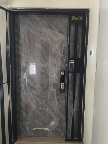 Laminated Single Leaf Fire Rated Main Door 3X7