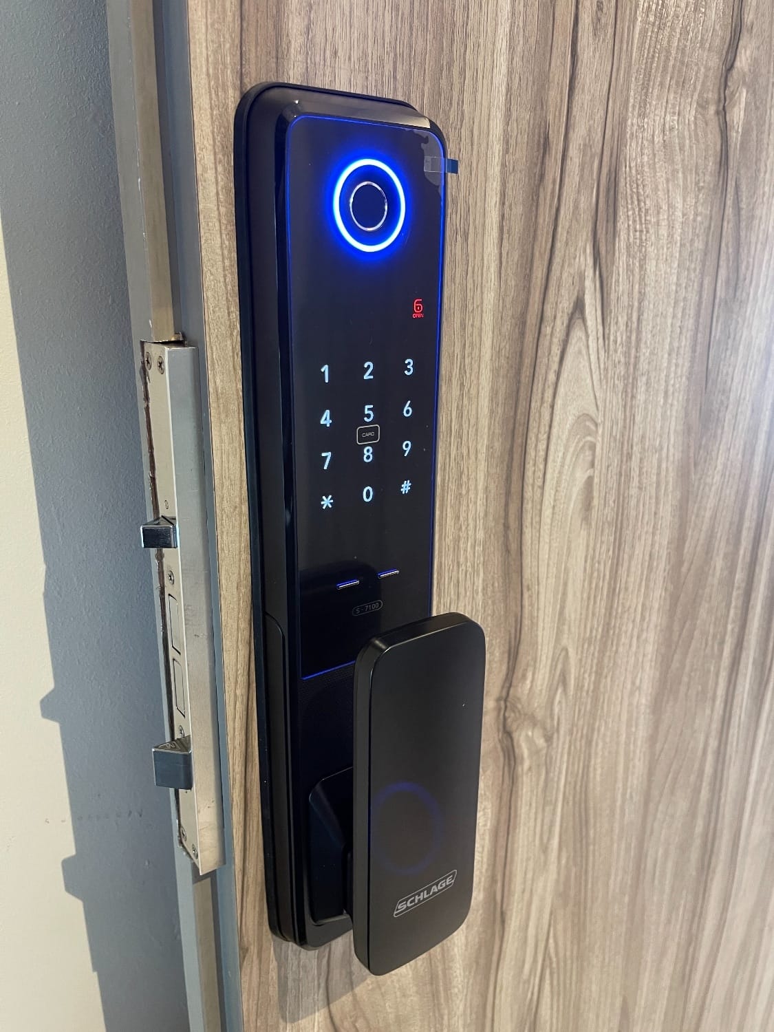 Lock Bundle Schlage S7100 Digital Door Lock and Schlage S818 Gate Lock Bundle ...