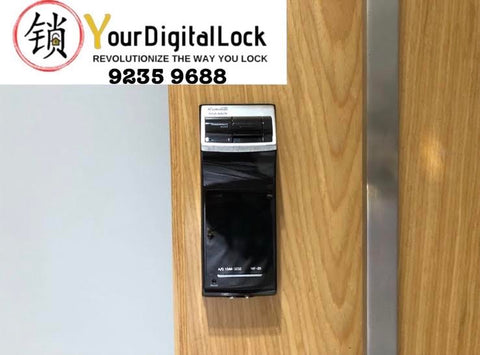 Samsung Zigbang SHS-1321 Digital Door Lock and Igloohome RM2 Gate Lock Bundle